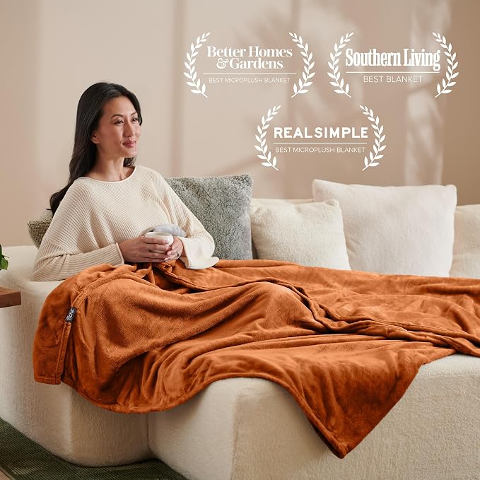 Bare Home Fleece Blanket - Image 5