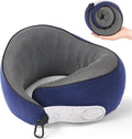 Travel Pillow, 100% Pure Memory Foam Travel Neck Pillow Airplane Neck Support by KPNEOL