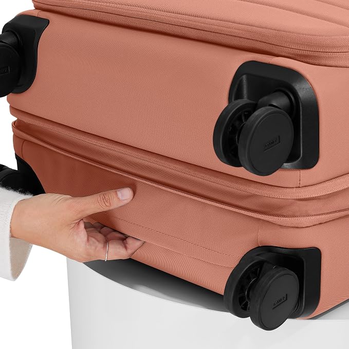 Away Softside Medium Checked Suitcase, 26 Inch Lightweight, Expandable Luggage - Image 7