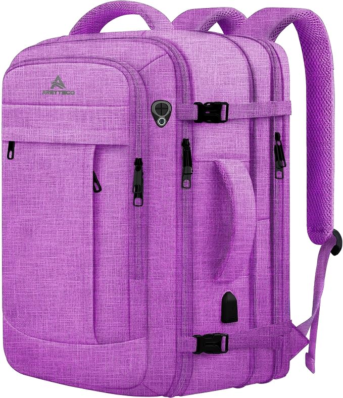 60L Carry On Backpack, Extra Large Laptop Backpack, Big Capacity Travel Backpack by AREYTECO