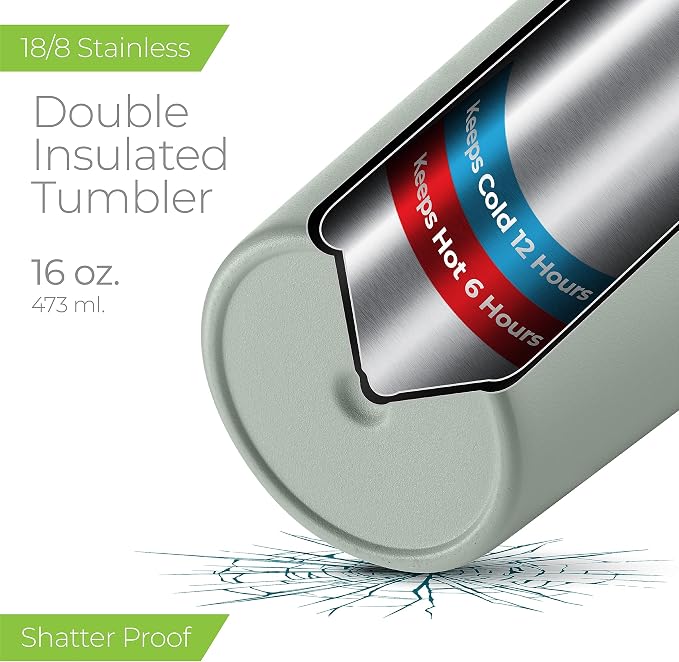 SIPX™ Triple-Insulated Tumblers - 16oz. Premium Modern Tumbler - Image 3