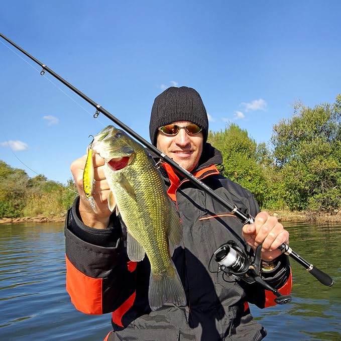 PLUSINNO Fishing Pole, Fishing Rod and Reel Combo, Telescopic Fishing Rod Kit - Image 8