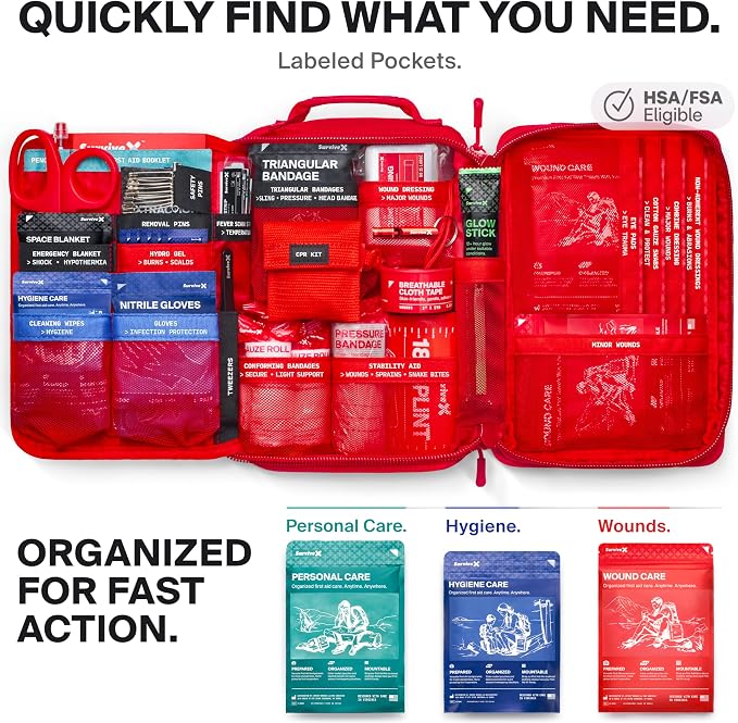 Large First Aid Kit for Car, Travel & Home - Image 3