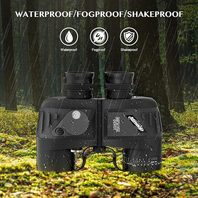 Aomekie 10x50 Binoculars for Adults Marine Military Binoculars Waterproof - Image 6