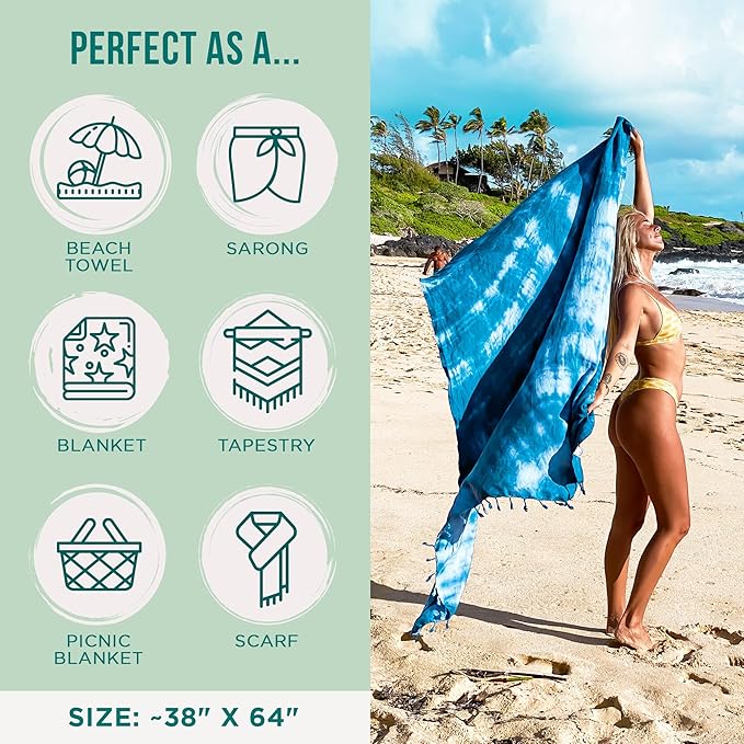 Sand Cloud Turkish Beach Towel - Image 3