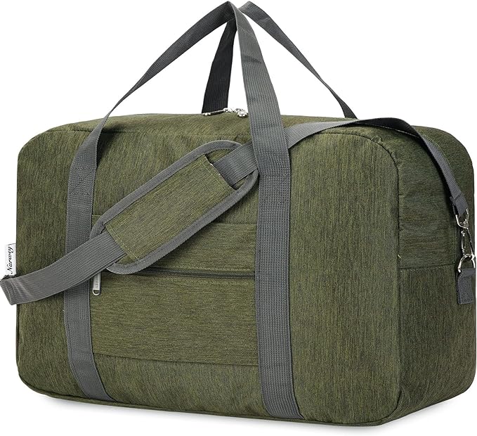For United Airlines Foldable Carry on Bag 22x14x9 Travel Duffel Bag Packable by Narwey