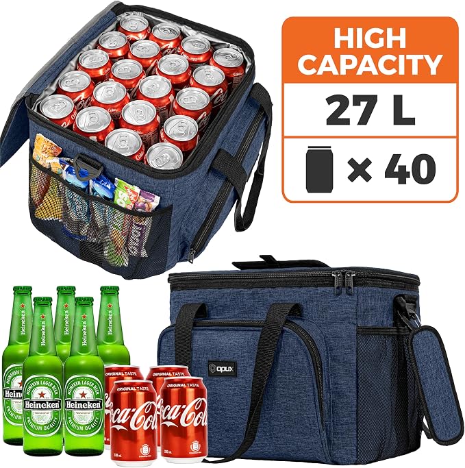 OPUX Soft Cooler Bag, Insulated Collapsible Lunch Cooler Tote - Image 2