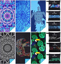 6 Pack Microfiber Thin Lightweight Beach Towel Oversized 71x32 Extra Large Sand by Qinqinamu