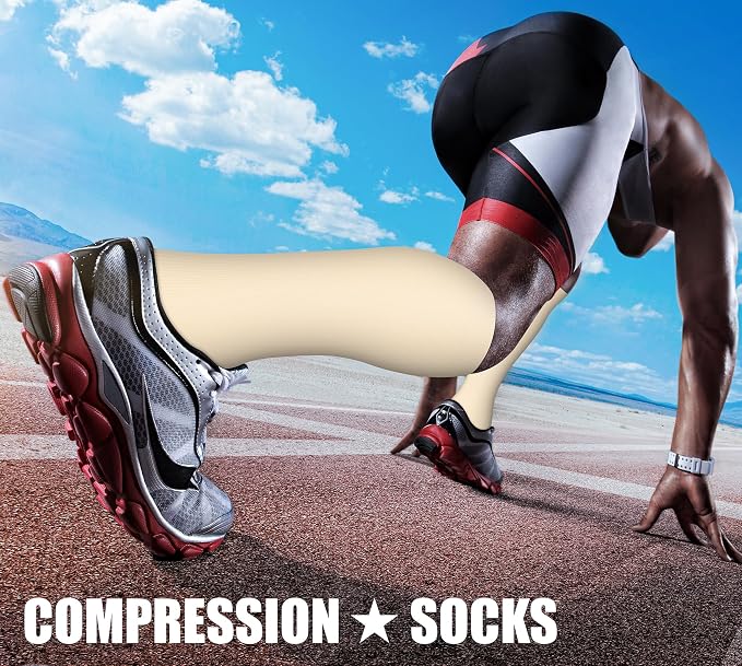 CHARMKING Compression Socks for Women & Men Circulation 15-20 mmHg is Best - Image 3