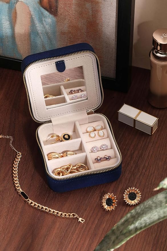S.Leaf Travel Jewelry Organizer Travel Jewelry Boxes - Image 3