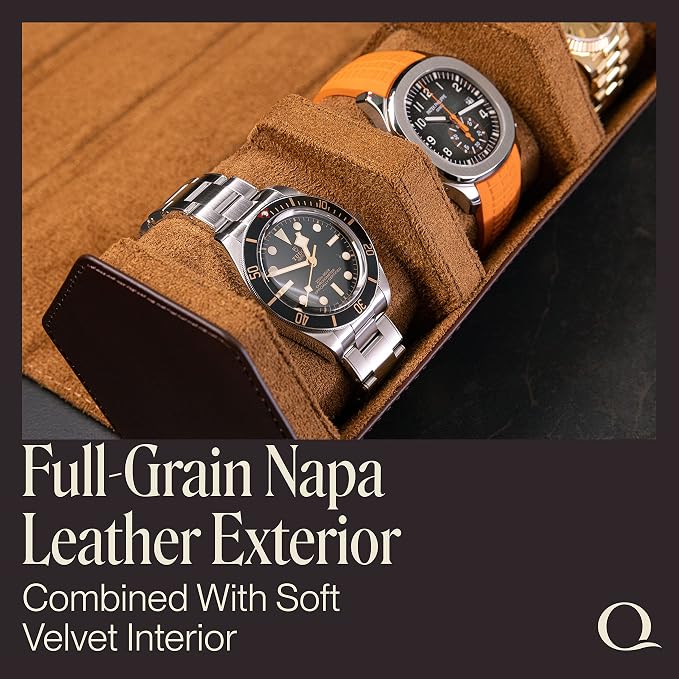 Napa Leather Watch Rolls for Men - Image 6