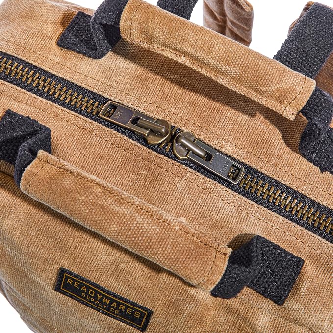 Waxed Canvas Backpack – Durable Rucksack - Image 8