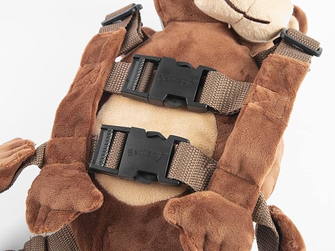 2 in 1 New Monkey Toddler Safety Harness Backpack Children's Walking Leash - Image 3