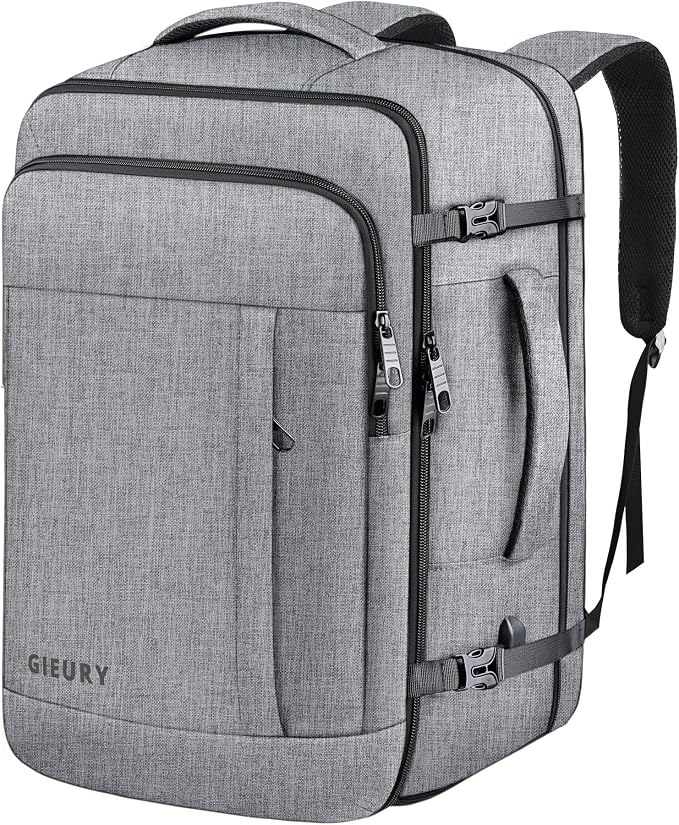Carry On Backpack, Extra Large 40-50L Travel Backpack by Gieury