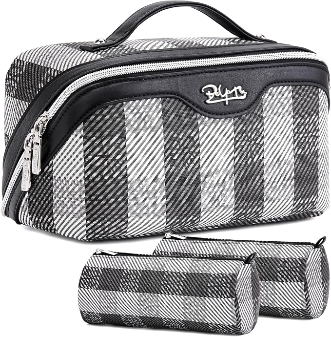 BOYATU Makeup Bag Travel Cosmetic Bag: 3 Pcs Set Portable Make up Bags by BOYATU