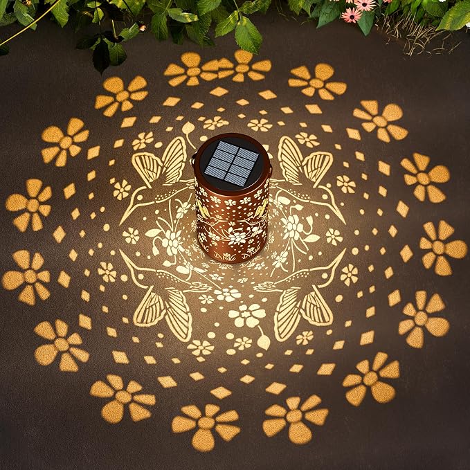 Hummingbird Solar Lanterns Outdoor Waterproof: Gardening Decor Unique Birthday - Image 2