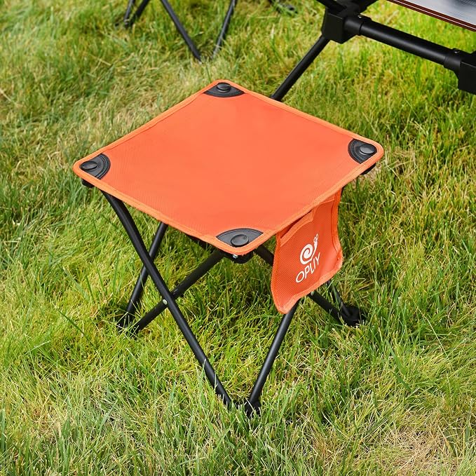 Opliy Camping Stool, Folding Small Chair Portable Camp Stool - Image 2