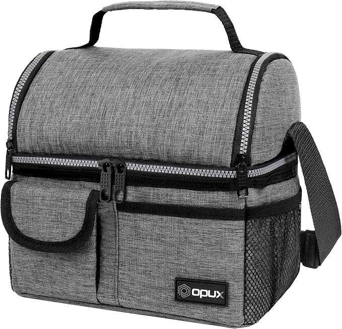 opux Lunch Box for Men, Adult Lunch Box Cooler, Insulated Lunch Bag Women by OPUX