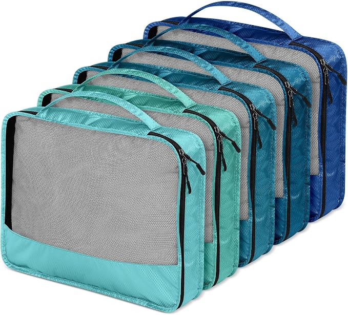 5 Pcs Packing Cubes for Suitcase Large Travel Cubes Carry on Luggage Organizer - Image 5