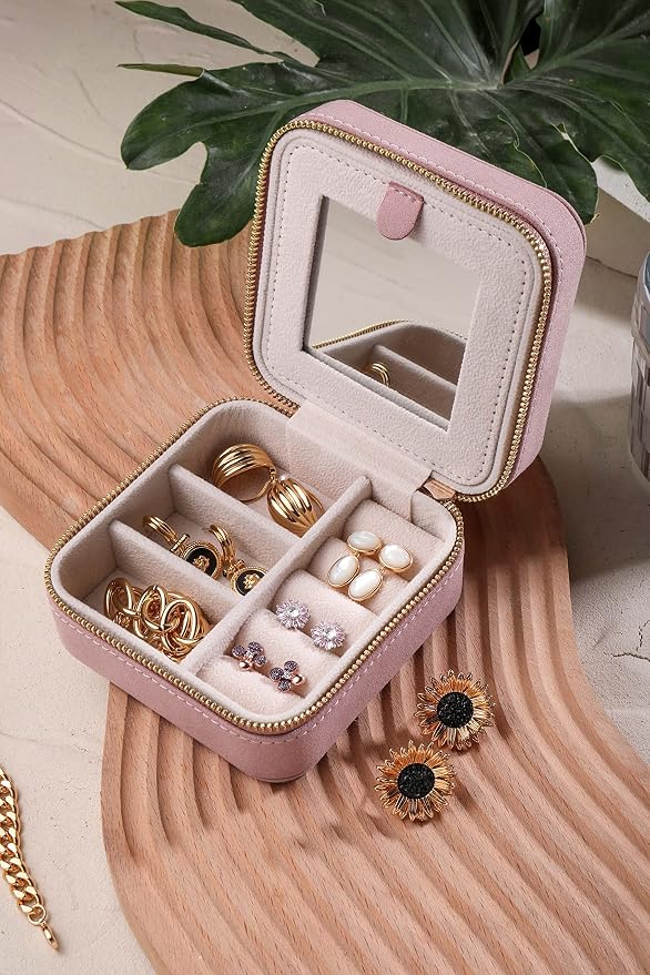 S.Leaf Travel Jewelry Organizer Travel Jewelry Boxes - Image 5