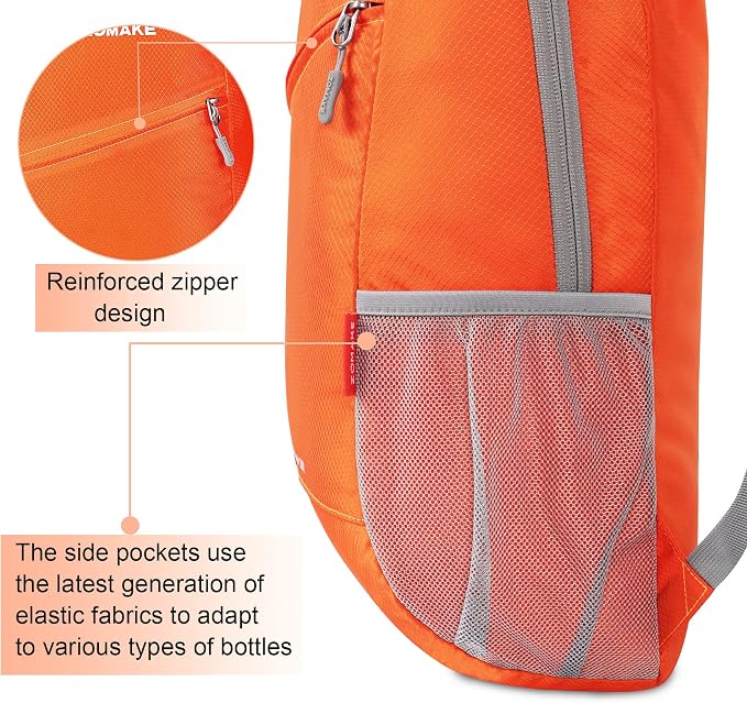 ZOMAKE Lightweight Packable Backpack 20L, Foldable Backpacks Small Daypack - Image 4