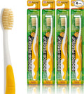 MOUTHWATCHERS Soft Childrens Flossing Manual Toothbrush, Value Pack of 4 by Mouthwatchers