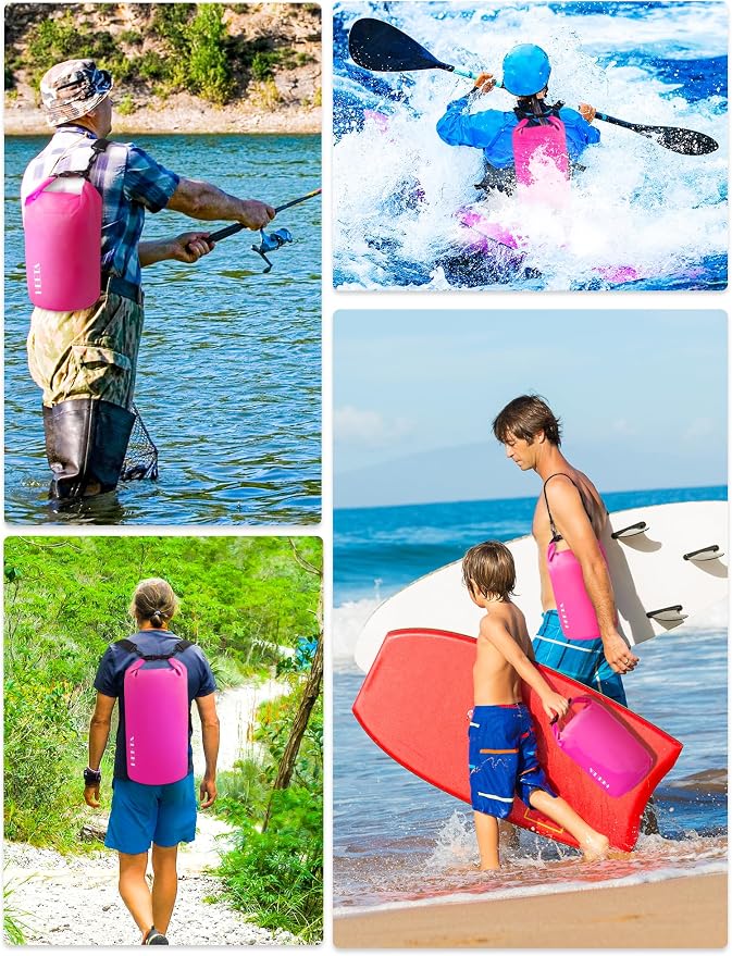 HEETA Waterproof Dry Bag for Women Men 5L/10L/20L/30L/40L Roll Top Lightweight - Image 5