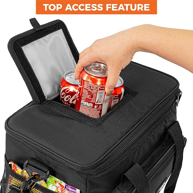OPUX Soft Cooler Bag, Insulated Collapsible Lunch Cooler Tote - Image 4