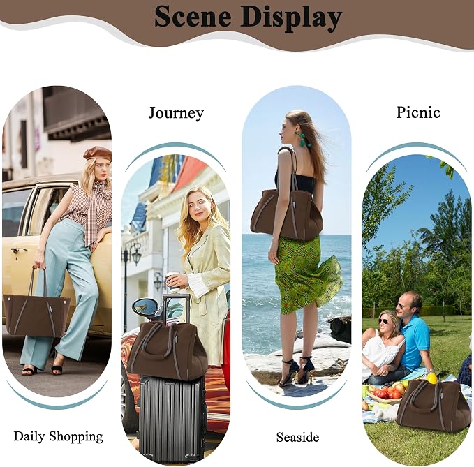QOGiR Neoprene Multipurpose Beach Bag Tote - Image 7