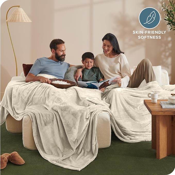 Bare Home Fleece Blanket - Image 7