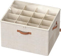 SONGMICS Shoe Organizer for Closet, Shoe Storage Bin, Fits 16 Pairs, Fabric by SONGMICSbySONGMICSHOME
