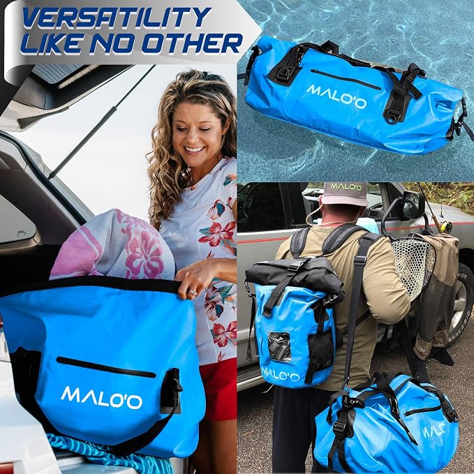 Malo'o Waterproof Dry Bag Duffel 40L/60L/100L, Roll Top Duffel Keeps Gear Dry - Image 5