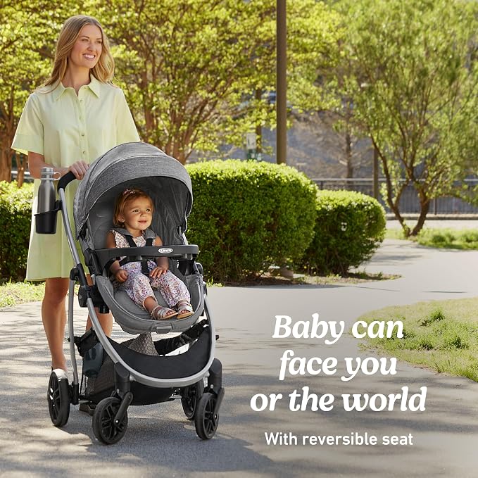 Graco Modes Pramette Travel System, 3-in1 Modular Carseat Stroller Combo - Image 4