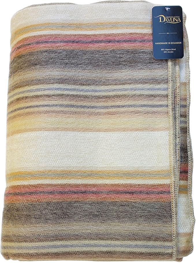 Alpaca Wool Throw Blanket | Super Soft, Lightweight, Breathable and - Image 6