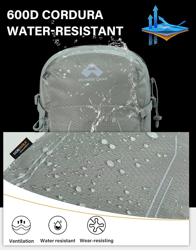 Pioneer Camp Hiking Backpack 22L Small Hiking Hydration Gear Lightweight - Image 4
