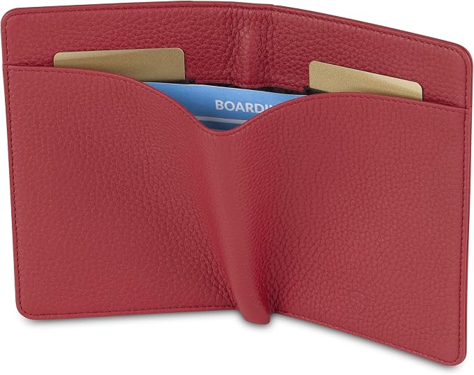 Vaultskin Leather Passport Holder, Slim RFID Blocking Travel Wallet - Image 3