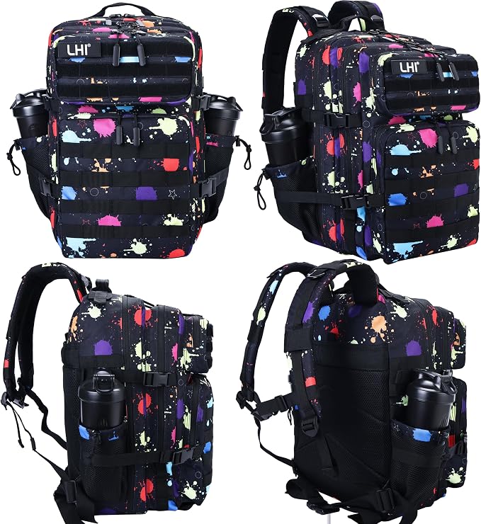 LHI Military Tactical Backpack for Men and Women 45L Army 3 Days Assault Pack - Image 2