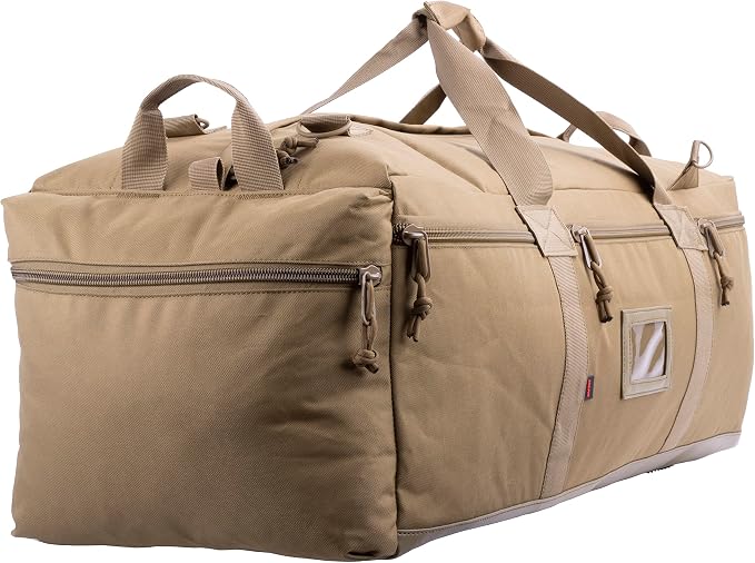 Large Military Duffle Bag Tactical Gear Load Out Bag Deployment Cargo Bag - Image 8
