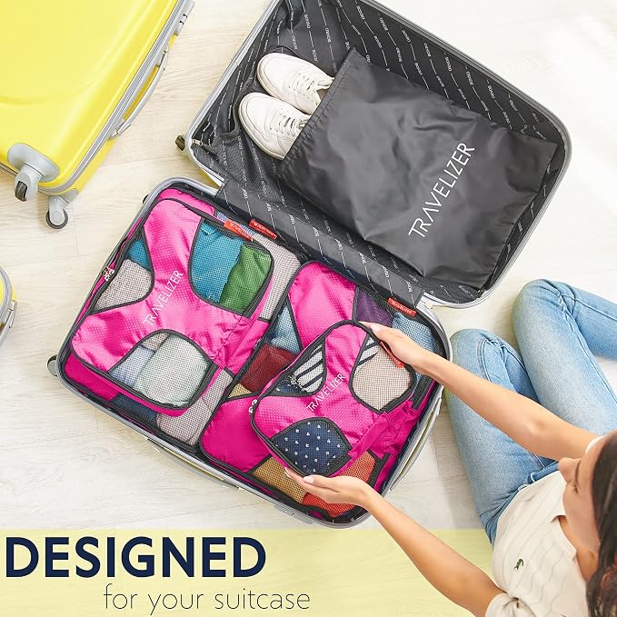 Travel Packing Cubes 5 pcs Luggage Organizer Set - Image 5