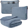 PAVILIA Travel Blanket Pillow, Soft Airplane Blanket 2-IN-1 Combo Set, Plane by PAVILIA