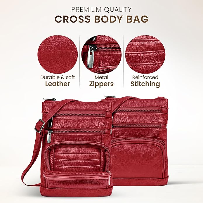 Krediz leather Crossbody Purses - Image 2