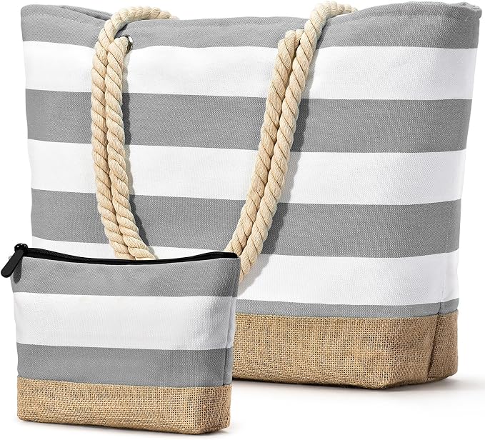 Becokan Beach Bag Initial Beach Tote by BecokanBeachBagSpecialist