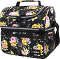 OPUX Lunch Box For Women, Insulated Large Lunch Bag Adult Work, Double Decker by OPUX