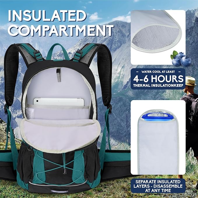 Hydration Backpack 3L Water Bladder, Hiking Water Backpack - Image 2