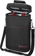 opux 2 Bottle Wine Carrier Tote, Insulated Leakproof Wine Cooler Bag, Wine by OPUX