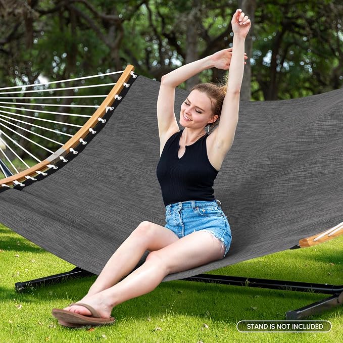 SUNCREAT Hammocks Portable Double Outdoor Hammock, 450lbs Capacity, Quick Dry 2 - Image 2