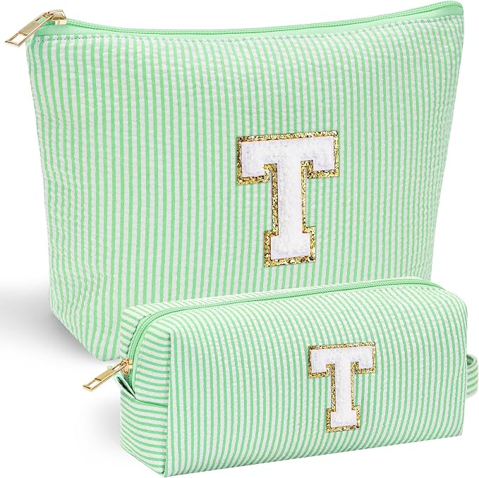 YOOLIFE Initial Makeup Bag for Girls by YOOLIFE