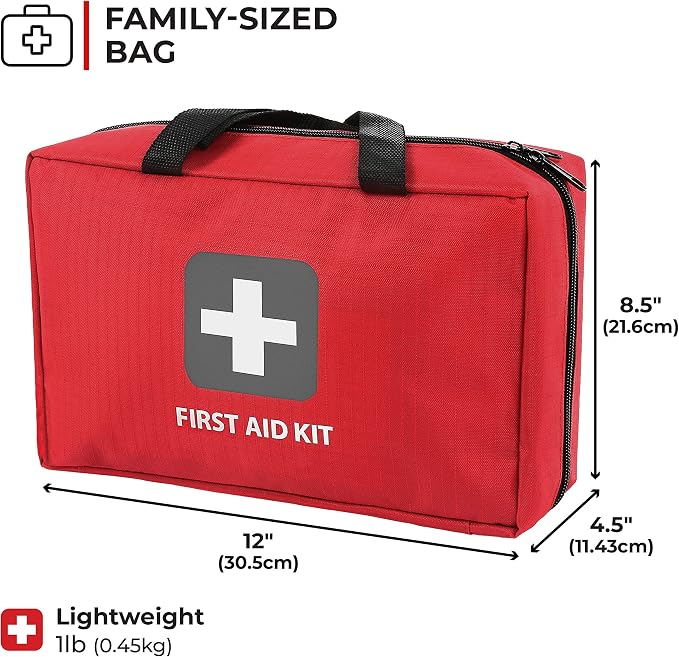 First Aid Kit – 291 Pieces of First Aid Supplies | Hospital Grade Medical - Image 2
