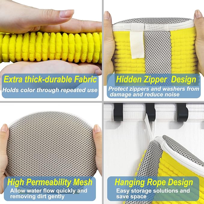 Shoe Washing Machine Bag – 360° Deep Clean Sneaker Laundry Bag - Image 3