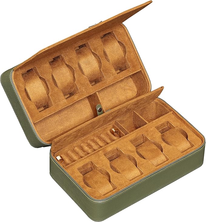 ROTHWELL 8 Watch Travel Case Storage Organizer by RothwellSanFrancisco